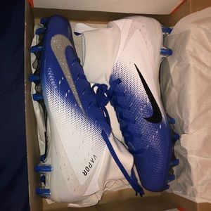 Nike vapor untouchable pro 3 cleats size 10 blue